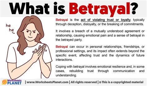 b trayal|Betrayal Definition & Meaning .